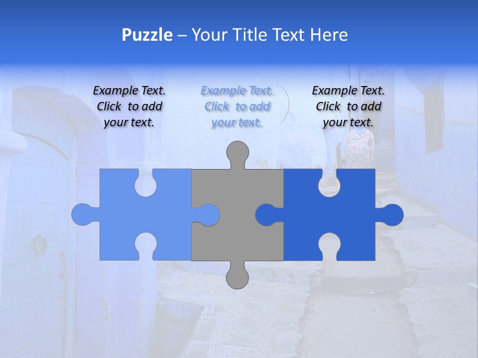 Passage Paint Chefchaouen PowerPoint Template