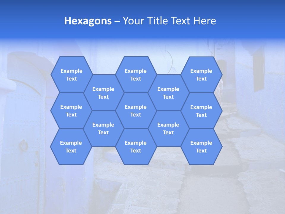 Passage Paint Chefchaouen PowerPoint Template