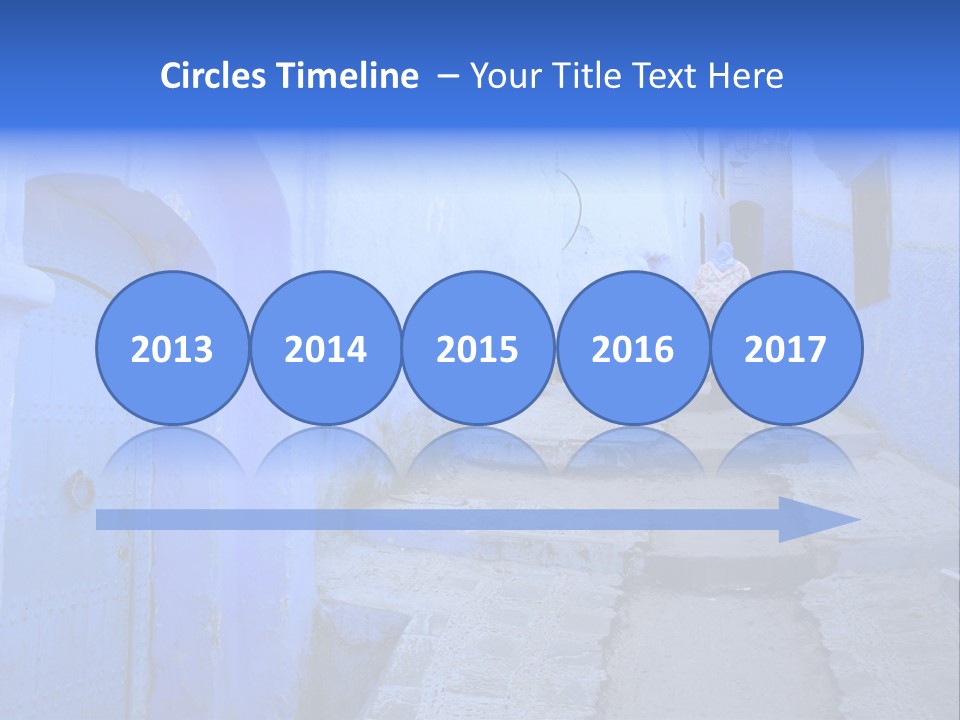 Passage Paint Chefchaouen PowerPoint Template