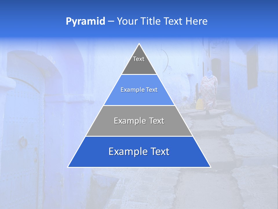 Passage Paint Chefchaouen PowerPoint Template