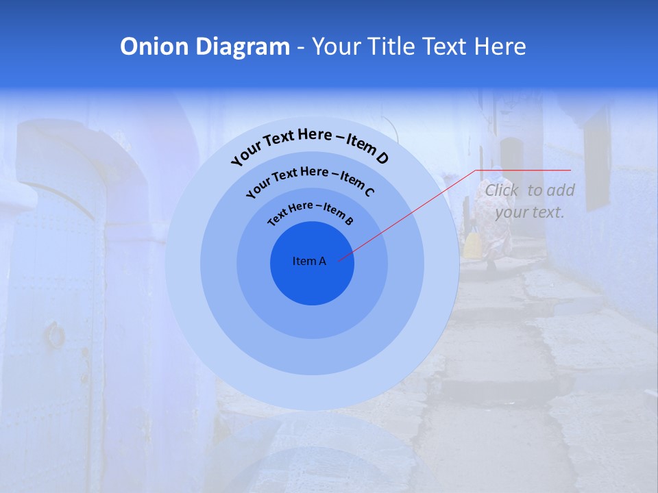 Passage Paint Chefchaouen PowerPoint Template