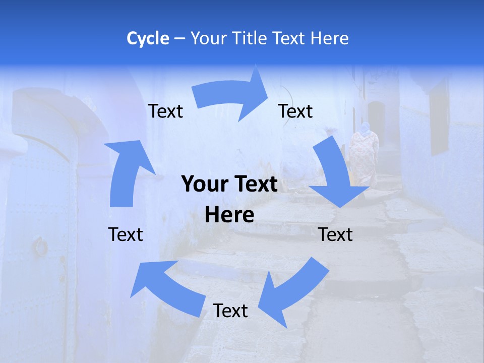 Passage Paint Chefchaouen PowerPoint Template