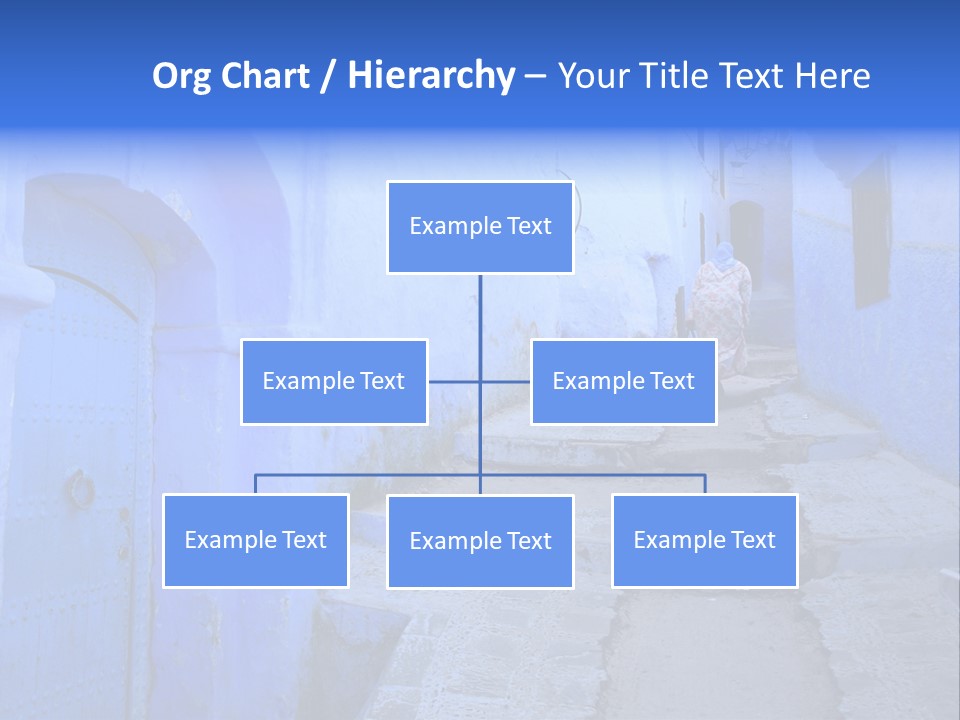 Passage Paint Chefchaouen PowerPoint Template