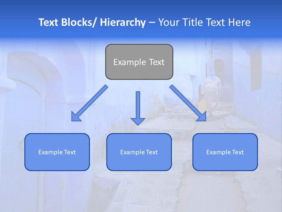 Passage Paint Chefchaouen PowerPoint Template