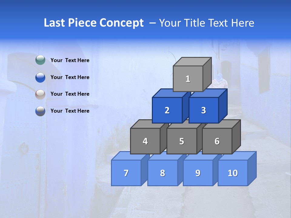 Passage Paint Chefchaouen PowerPoint Template