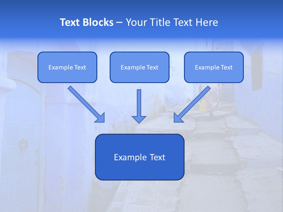 Passage Paint Chefchaouen PowerPoint Template