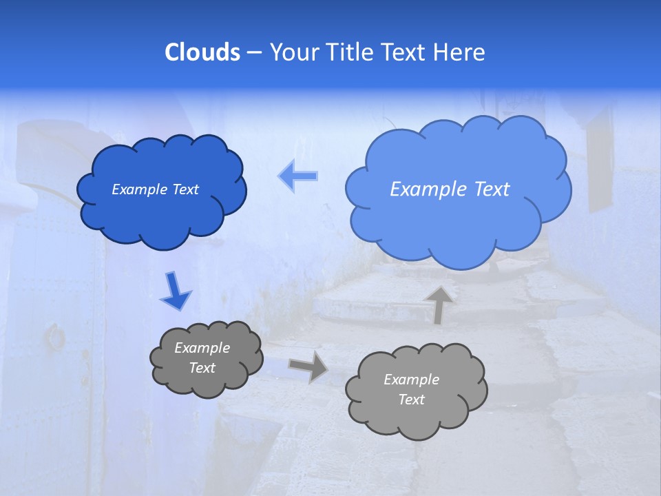 Passage Paint Chefchaouen PowerPoint Template