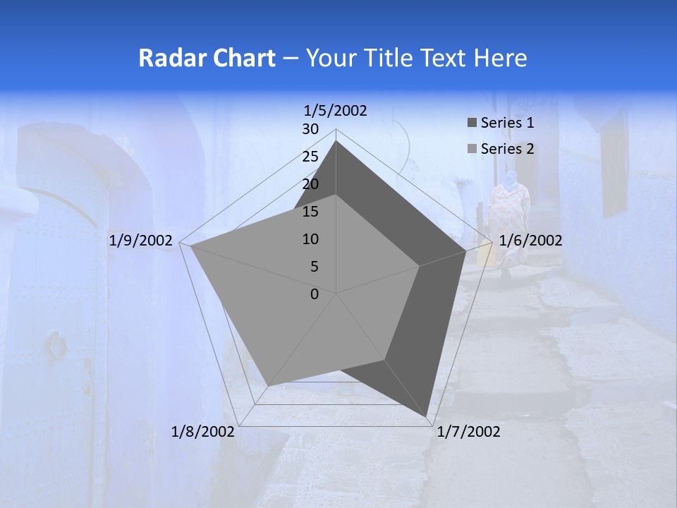 Passage Paint Chefchaouen PowerPoint Template