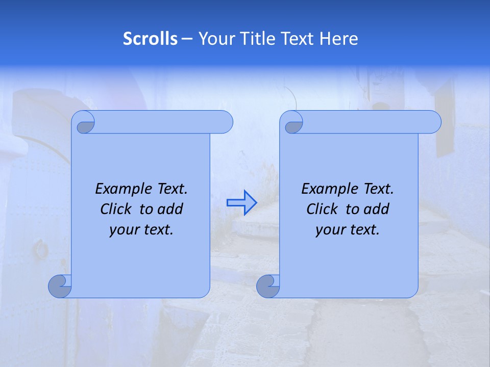 Passage Paint Chefchaouen PowerPoint Template