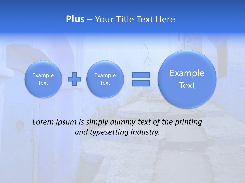 Passage Paint Chefchaouen PowerPoint Template