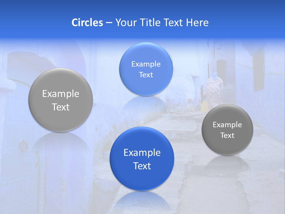 Passage Paint Chefchaouen PowerPoint Template