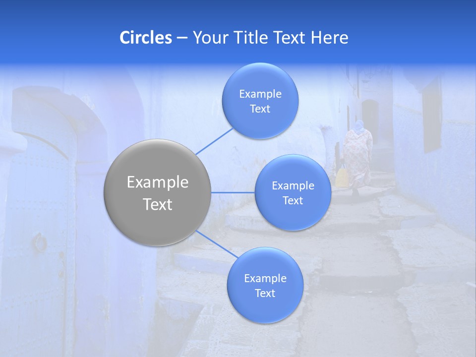 Passage Paint Chefchaouen PowerPoint Template