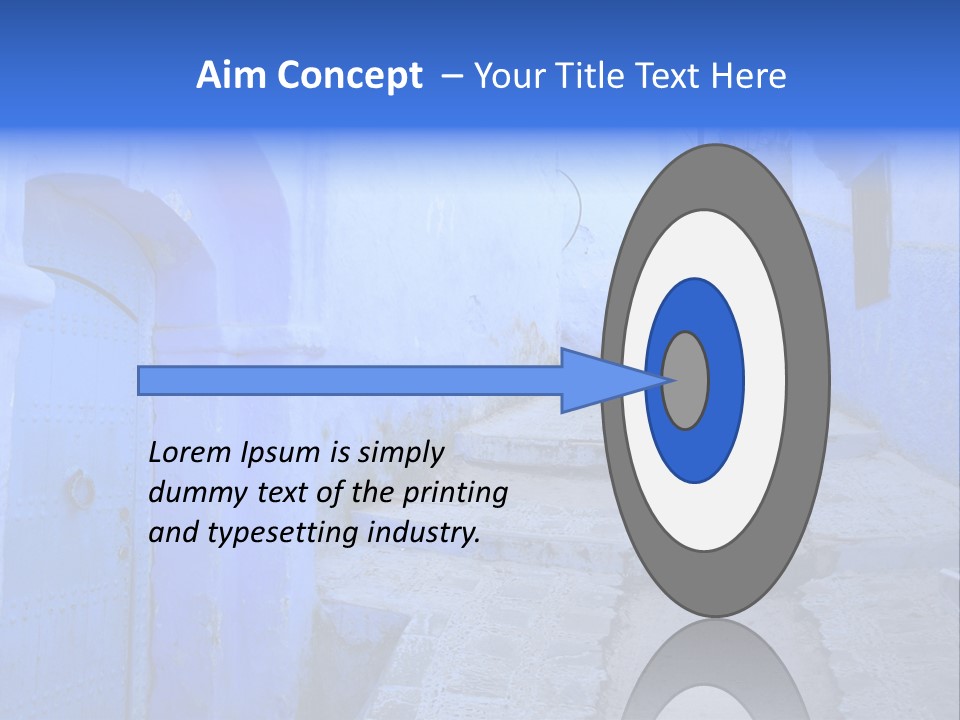 Passage Paint Chefchaouen PowerPoint Template