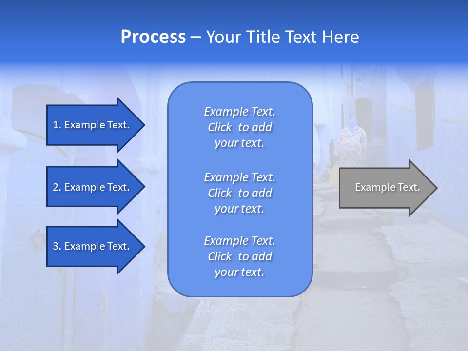 Passage Paint Chefchaouen PowerPoint Template