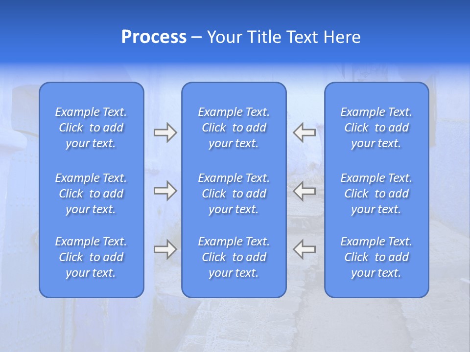 Passage Paint Chefchaouen PowerPoint Template