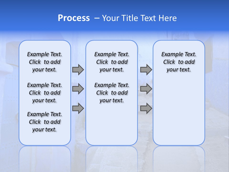 Passage Paint Chefchaouen PowerPoint Template