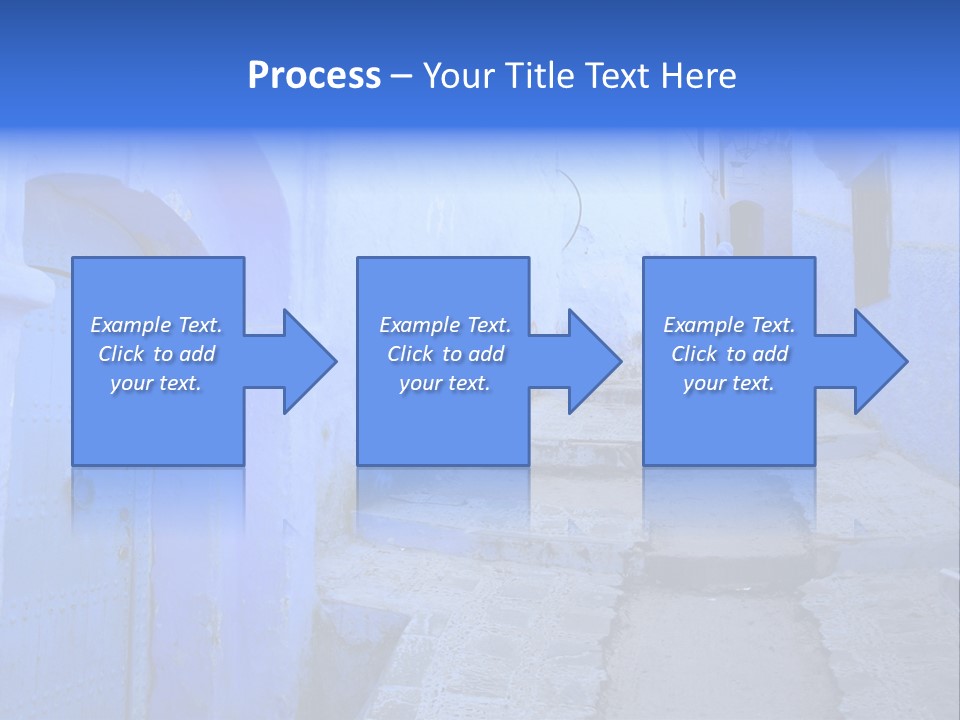 Passage Paint Chefchaouen PowerPoint Template