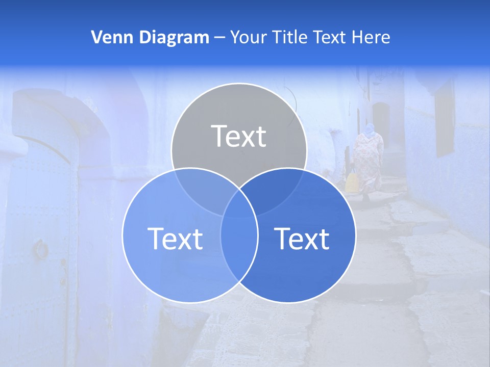 Passage Paint Chefchaouen PowerPoint Template