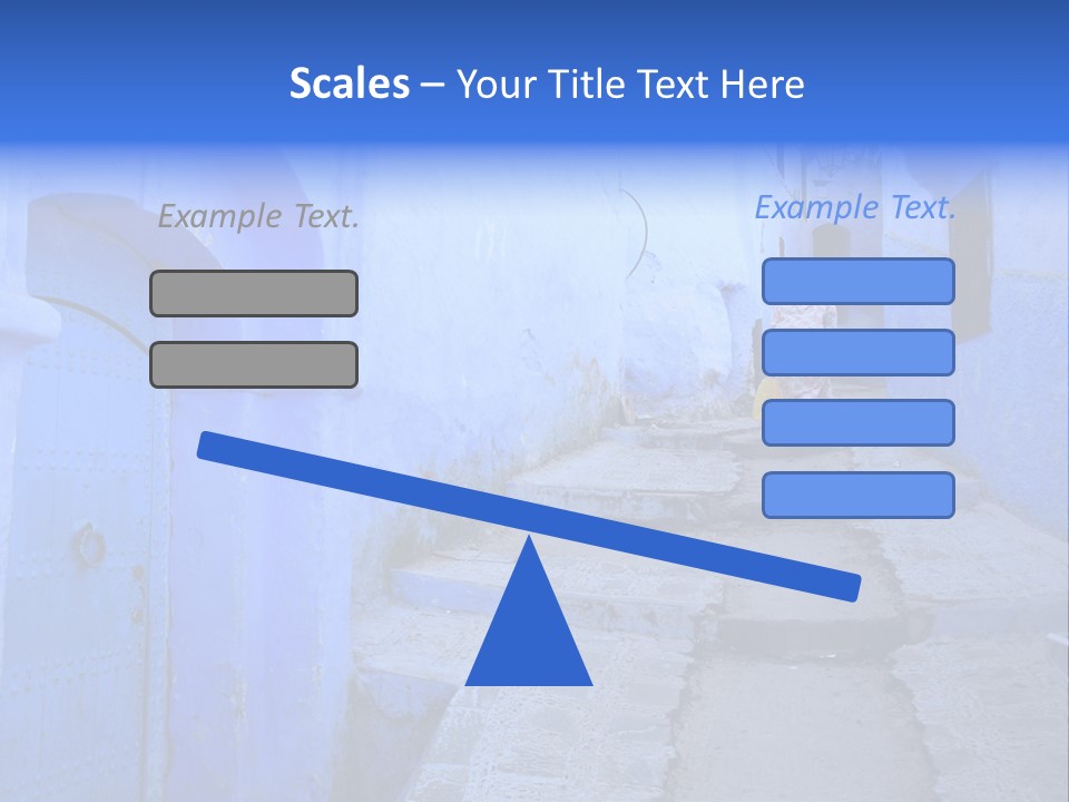 Passage Paint Chefchaouen PowerPoint Template