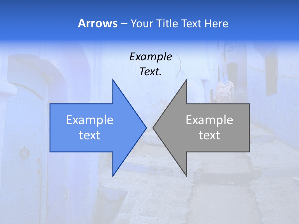 Passage Paint Chefchaouen PowerPoint Template