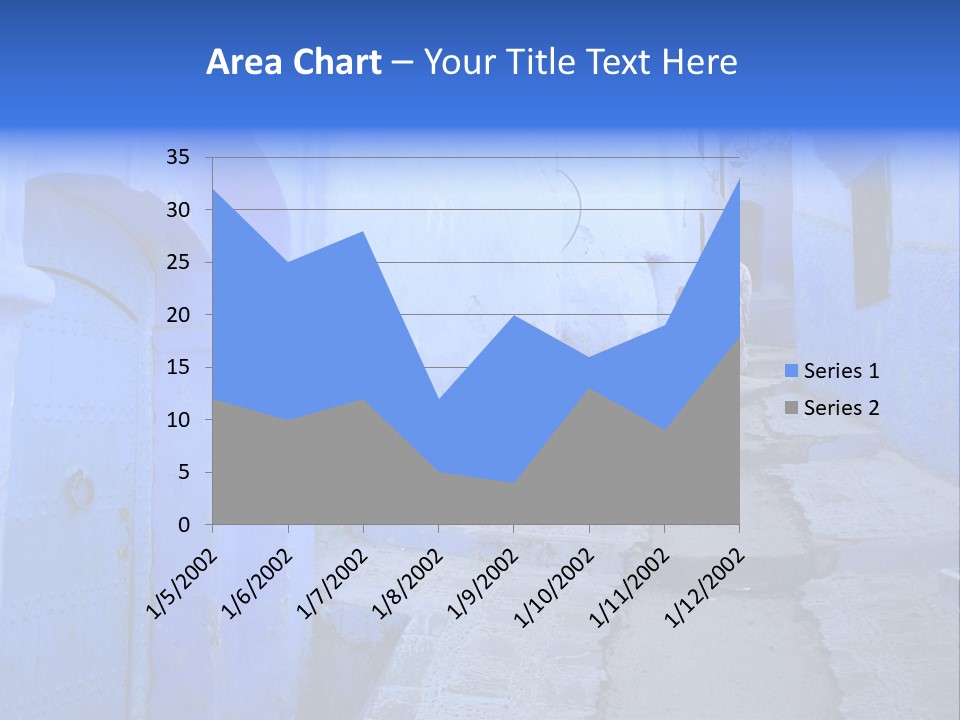Passage Paint Chefchaouen PowerPoint Template