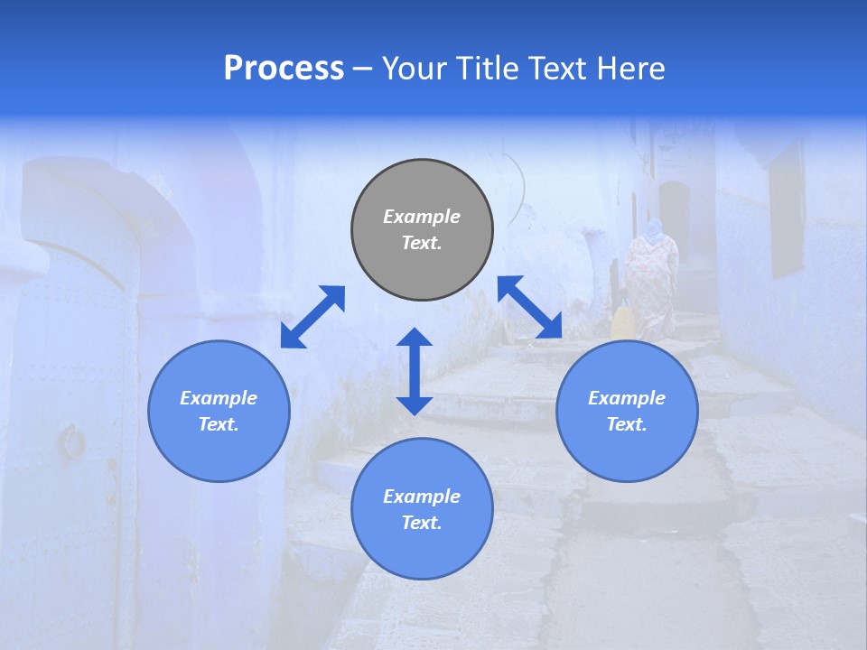 Passage Paint Chefchaouen PowerPoint Template