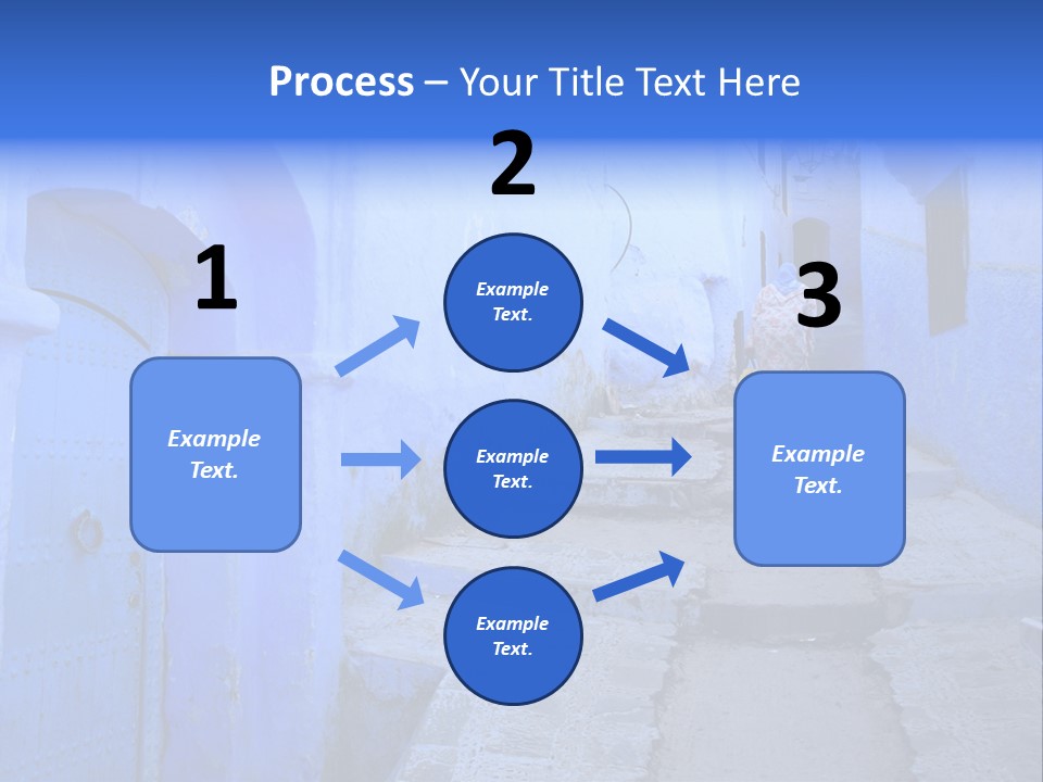 Passage Paint Chefchaouen PowerPoint Template
