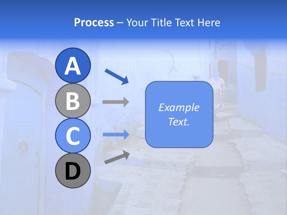 Passage Paint Chefchaouen PowerPoint Template