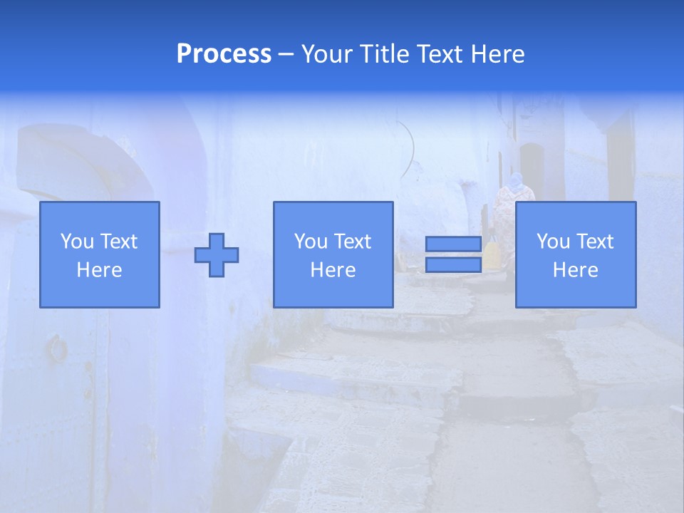 Passage Paint Chefchaouen PowerPoint Template