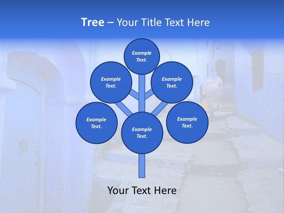 Passage Paint Chefchaouen PowerPoint Template