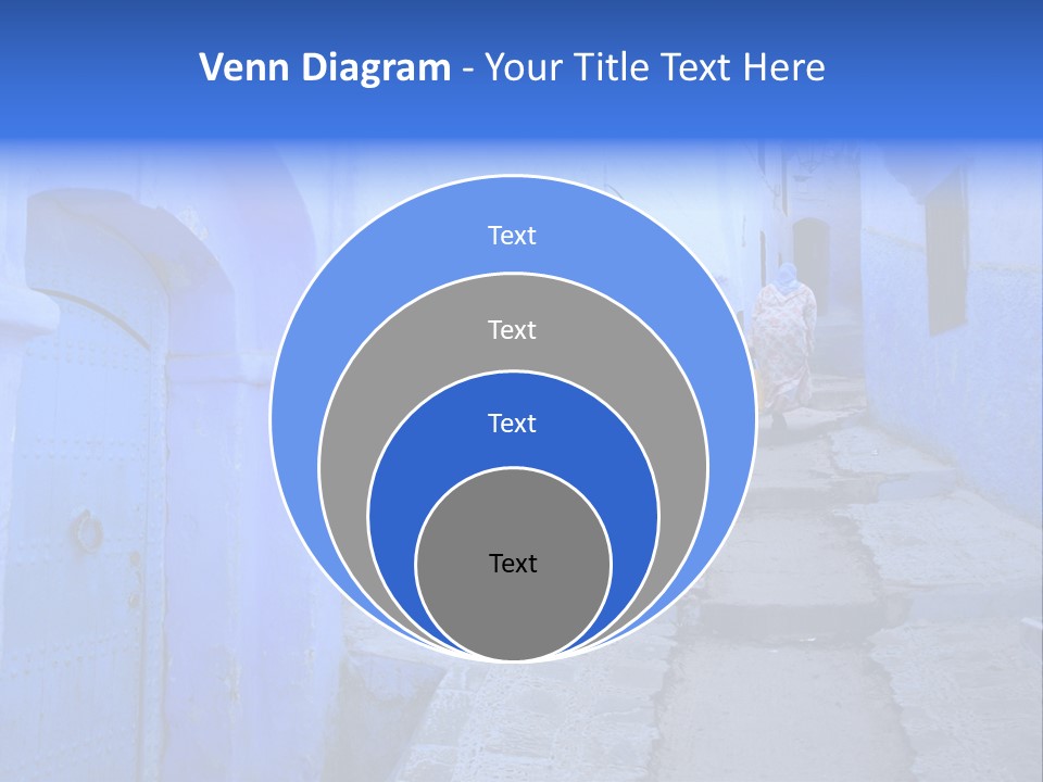 Passage Paint Chefchaouen PowerPoint Template