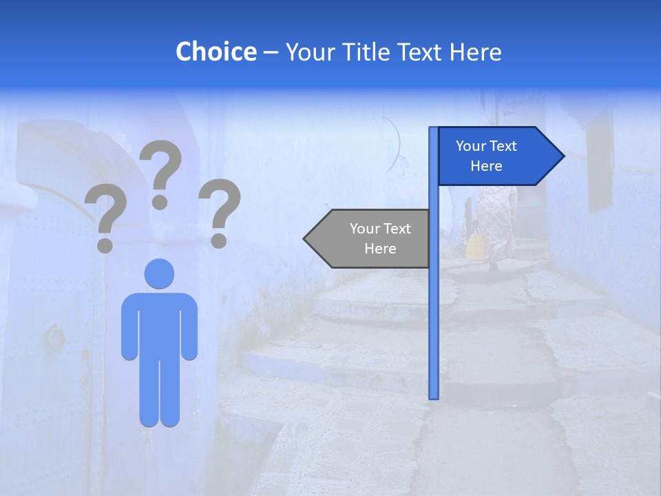 Passage Paint Chefchaouen PowerPoint Template
