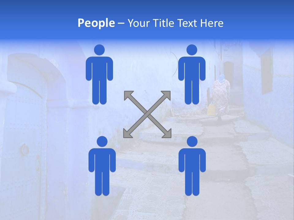 Passage Paint Chefchaouen PowerPoint Template
