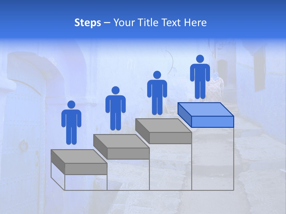 Passage Paint Chefchaouen PowerPoint Template