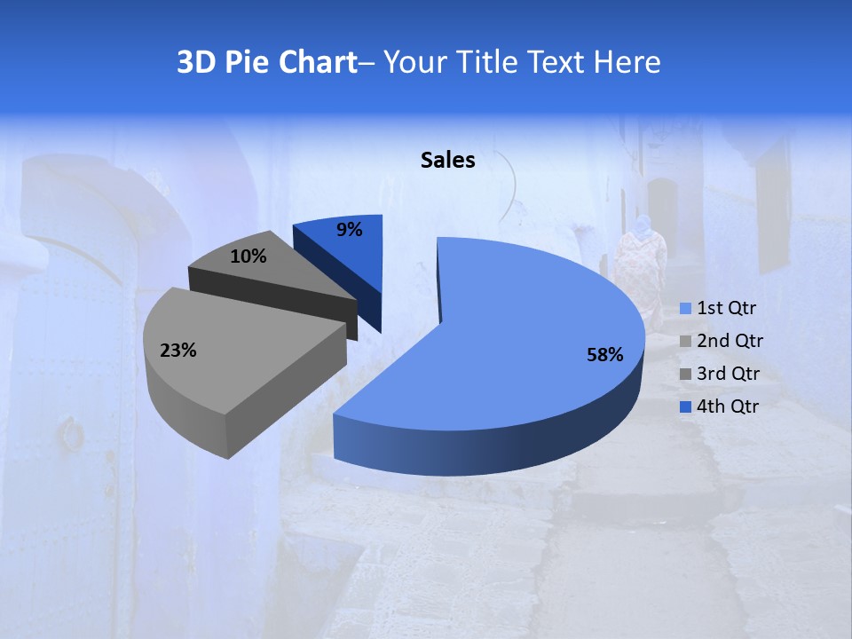 Passage Paint Chefchaouen PowerPoint Template