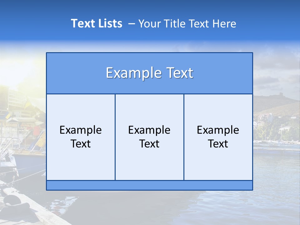 Fishing Nidri Happy PowerPoint Template