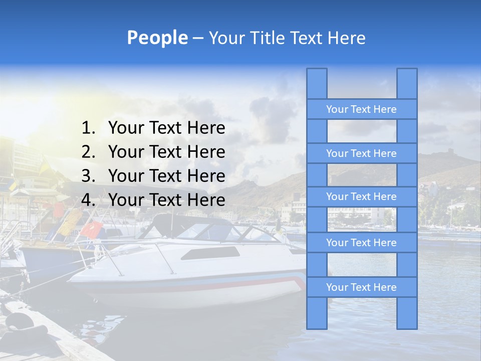 Fishing Nidri Happy PowerPoint Template