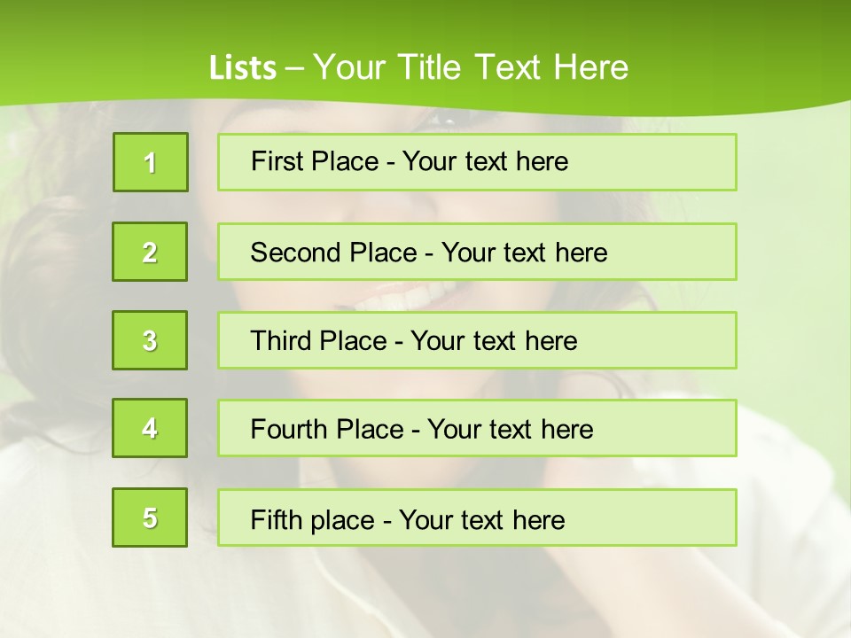 Vitality Idyllic Park PowerPoint Template