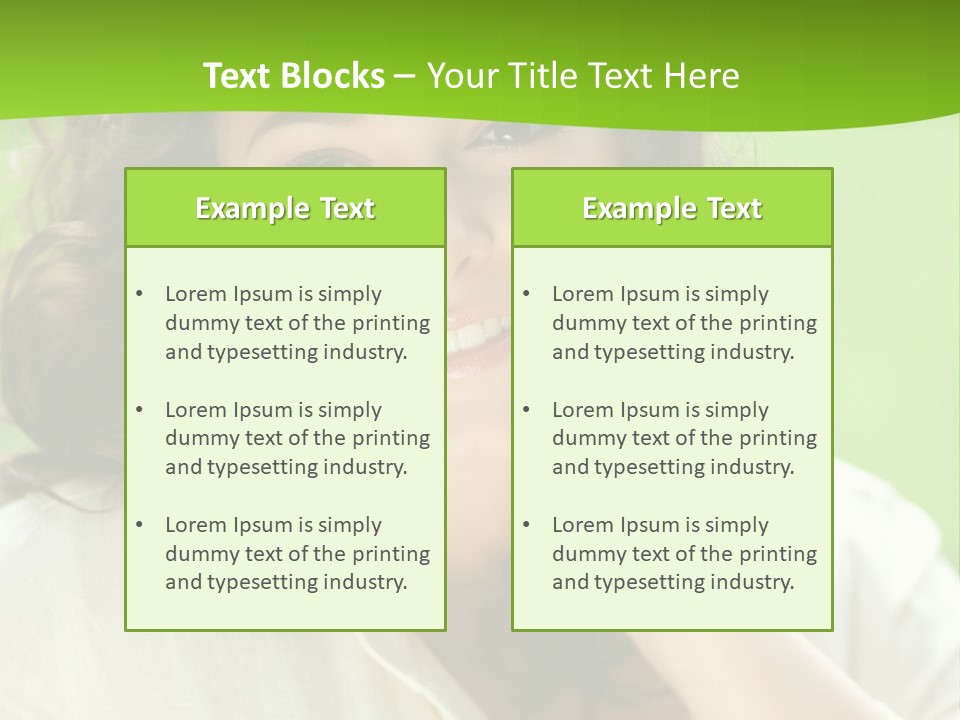 Vitality Idyllic Park PowerPoint Template