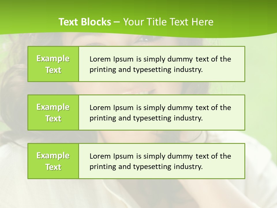Vitality Idyllic Park PowerPoint Template