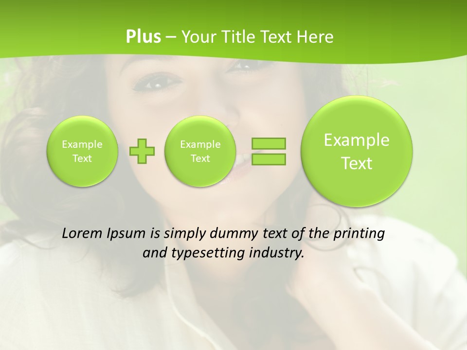 Vitality Idyllic Park PowerPoint Template