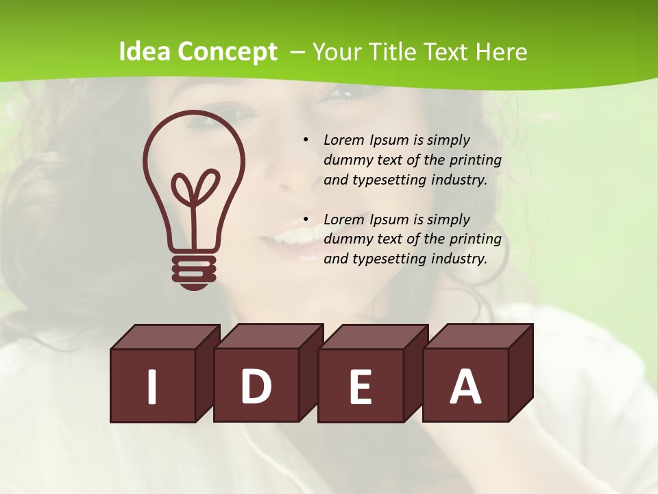 Vitality Idyllic Park PowerPoint Template