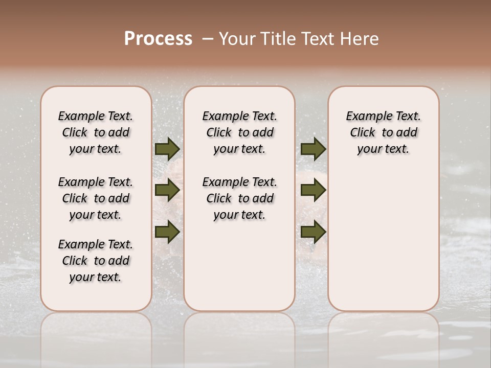 Wet Golden Retriever Pedigree PowerPoint Template