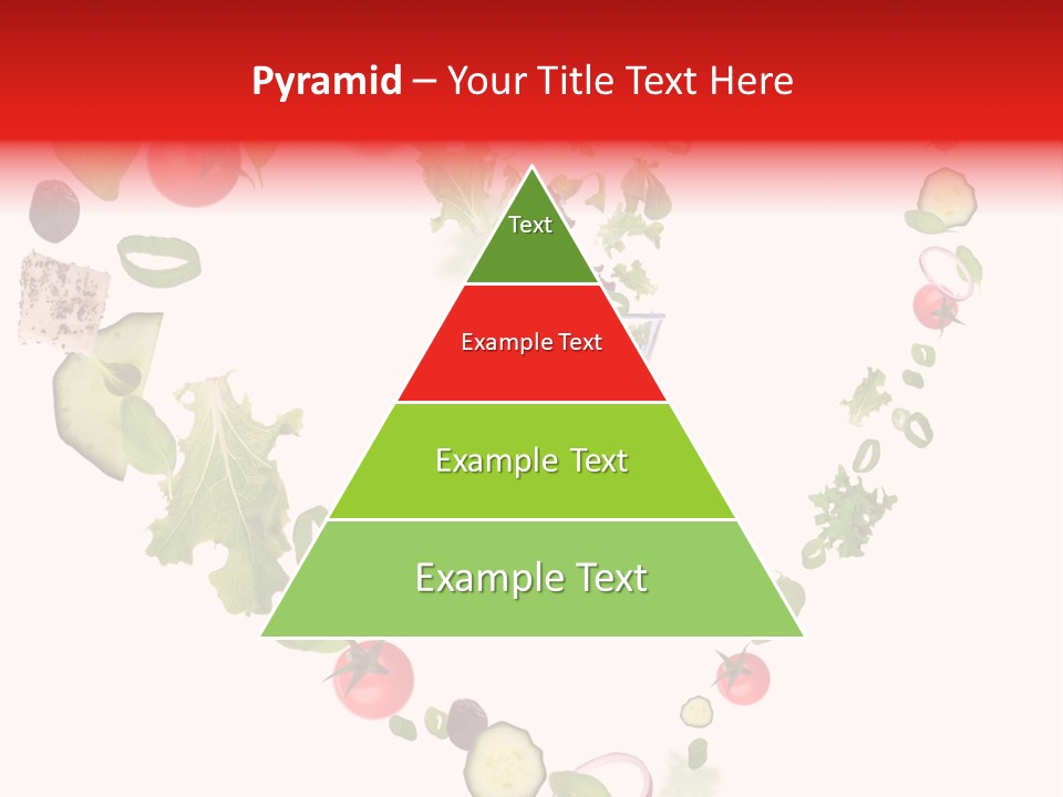 A Picture Of A Salad In A Bowl On A White Background PowerPoint Template