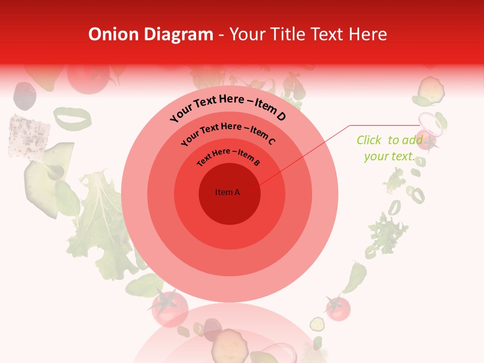 A Picture Of A Salad In A Bowl On A White Background PowerPoint Template