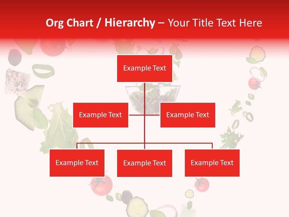 A Picture Of A Salad In A Bowl On A White Background PowerPoint Template