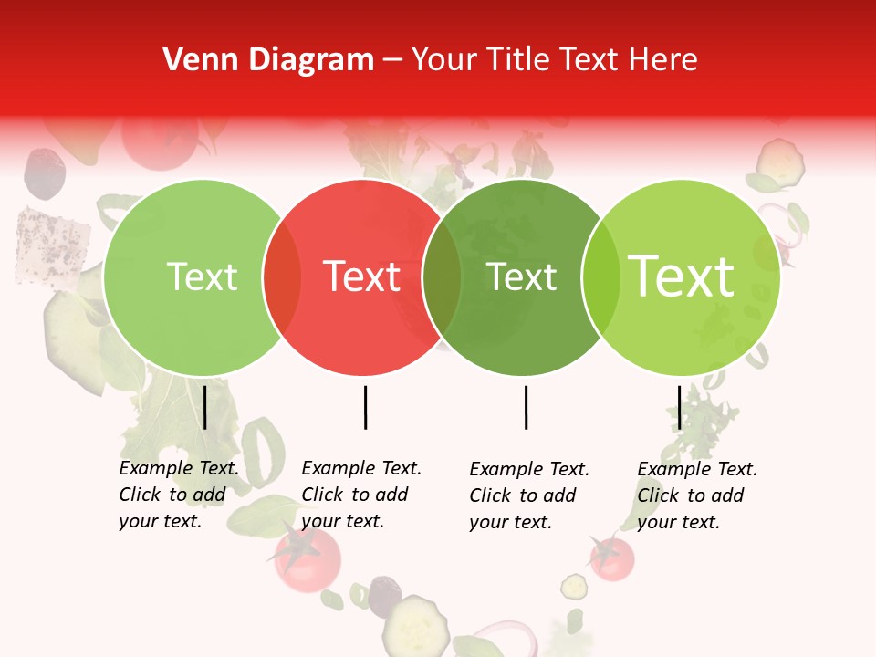 A Picture Of A Salad In A Bowl On A White Background PowerPoint Template