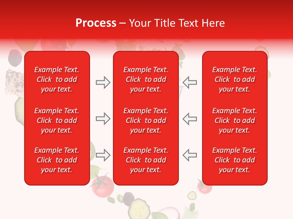 A Picture Of A Salad In A Bowl On A White Background PowerPoint Template