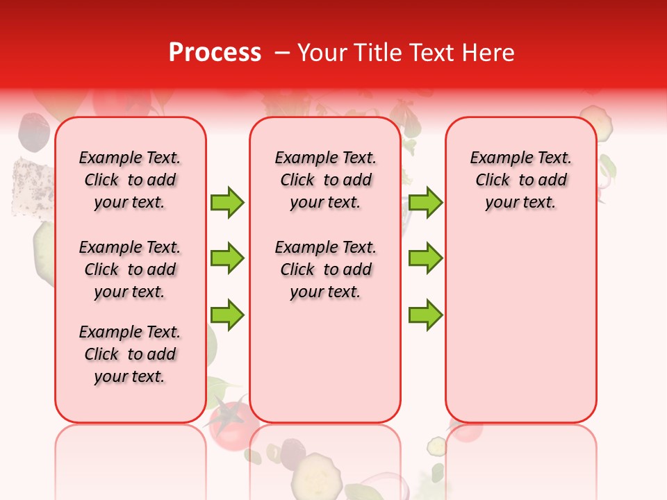 A Picture Of A Salad In A Bowl On A White Background PowerPoint Template