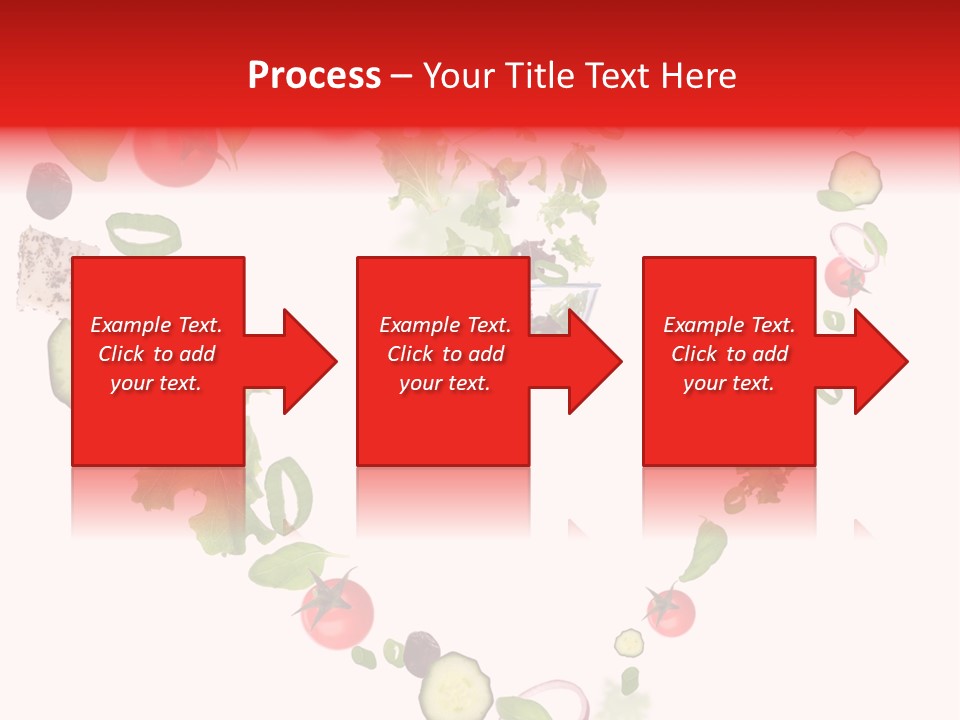 A Picture Of A Salad In A Bowl On A White Background PowerPoint Template